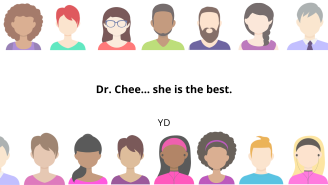Dr. Chee... she is the best.